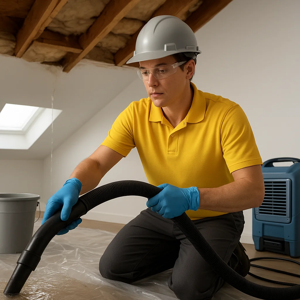 Roof Leak Water Removal